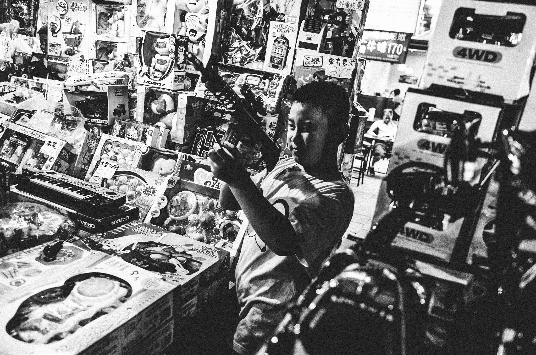 Candid low-light street portrait highlighting character and mood