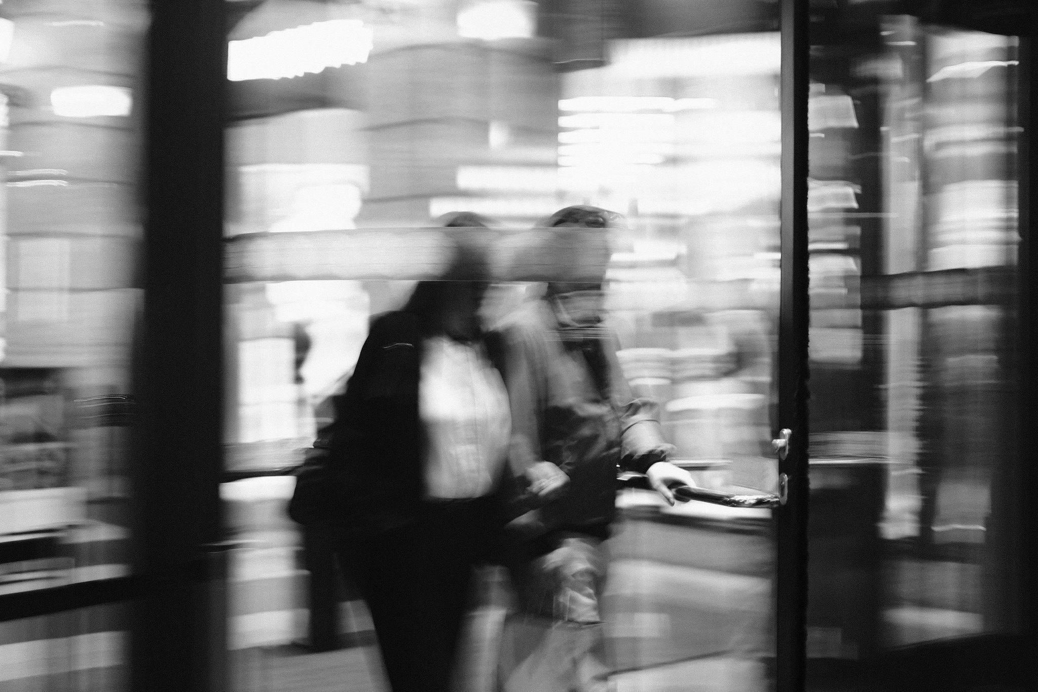 Daily rhythm of professionals and shoppers in Xinyi, Taipei